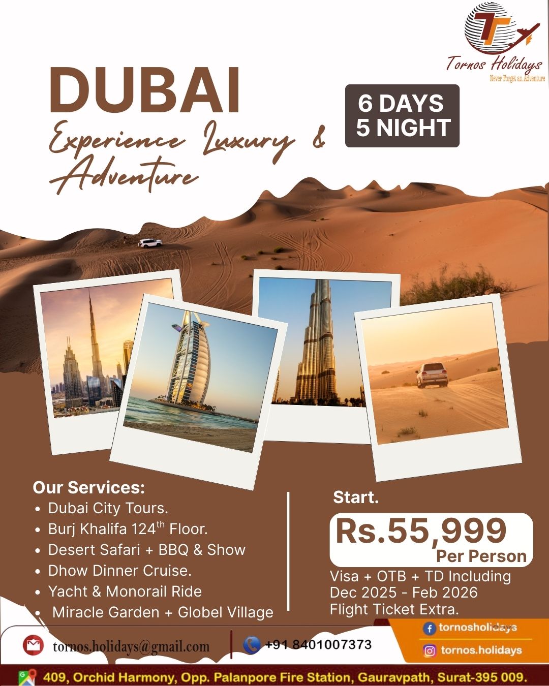 Tornos Holidays surat